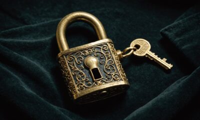 ancient roman gold lock