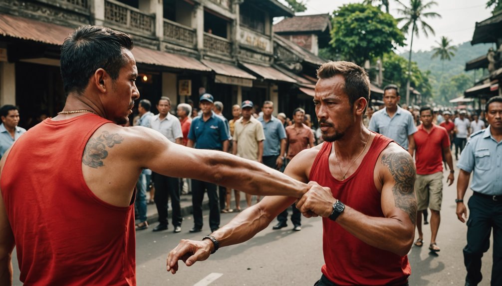 foreigners and security fight