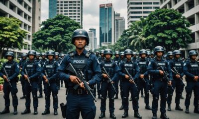 indonesian police demonstrate readiness