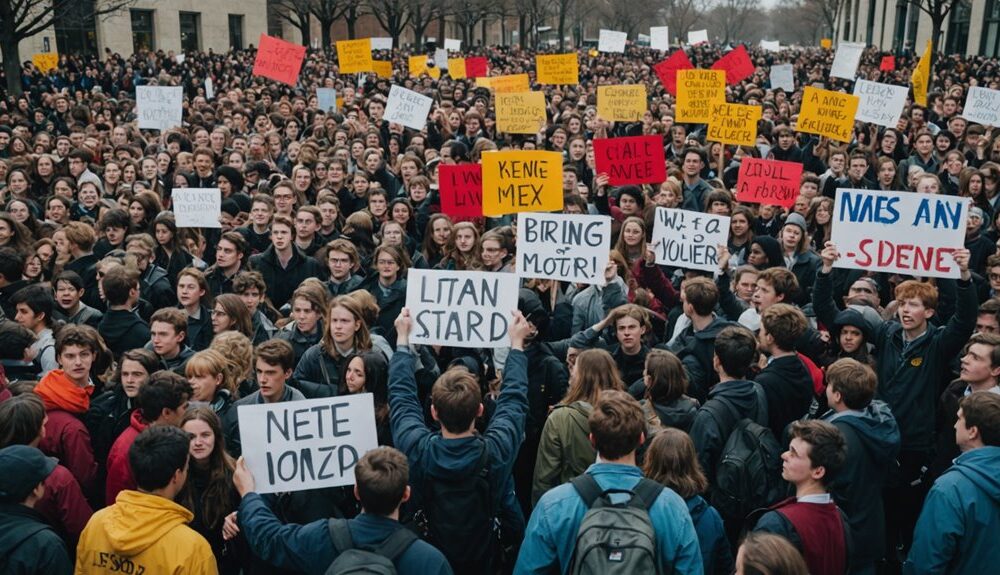 student protest against legislation