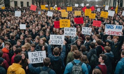 student protest against legislation