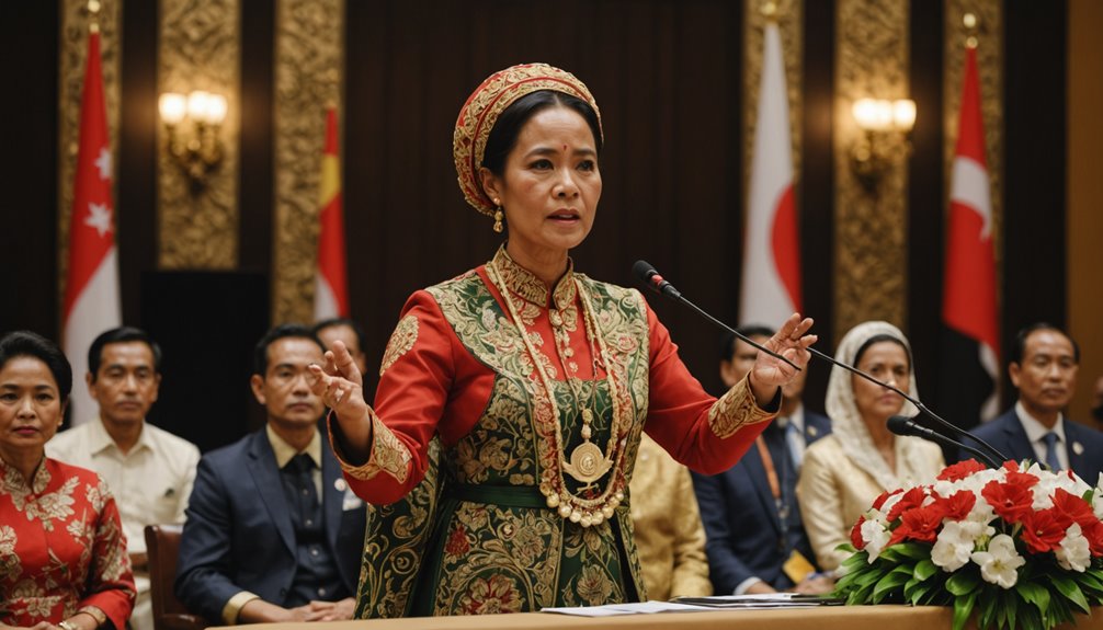 pembicara perempuan Indonesia pertama