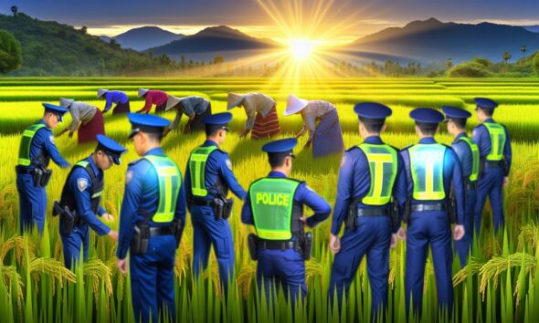 polisi mendukung kedaulatan pangan